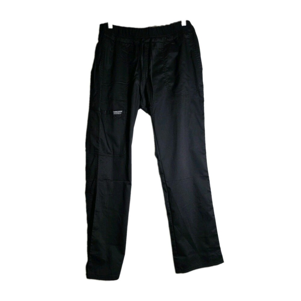 Cherokee Women's Black Scrub Pants Petite Small New No Tags